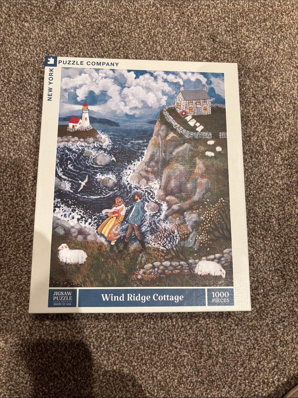 Wind Ridge Cottage New York Puzzle Company 1000 Piece Puzzle